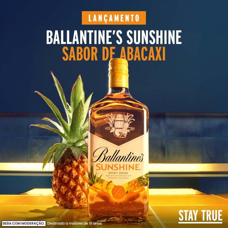 Whisky Ballantines Sunshine Abacaxi 700ml - Licor - Magazine Luiza